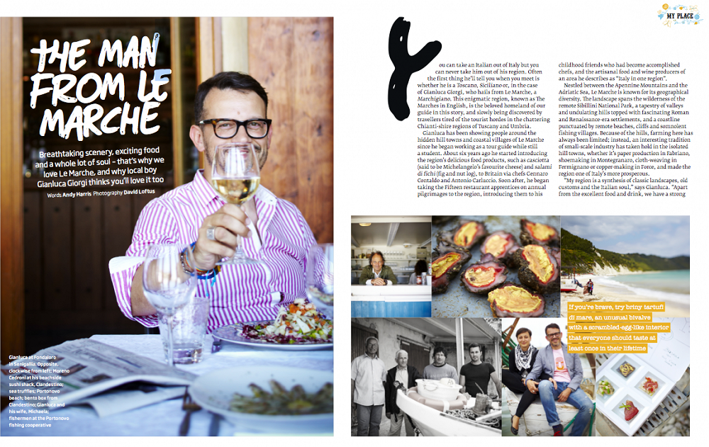 Incredible article of Le Marche in Jaime Oliver Magazine
