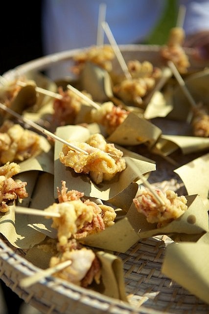 cheese wrapped in kataifi pastry deep fried