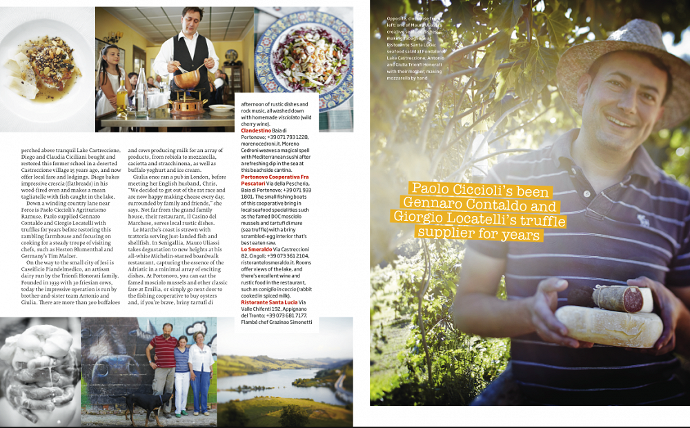 Incredible article of Le Marche in Jaime Oliver Magazine!