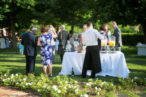 Aperitif in the garden